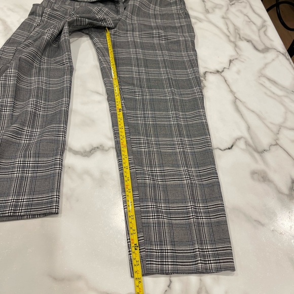 Dynamite plaid pants cigarette style - Picture 5 of 10